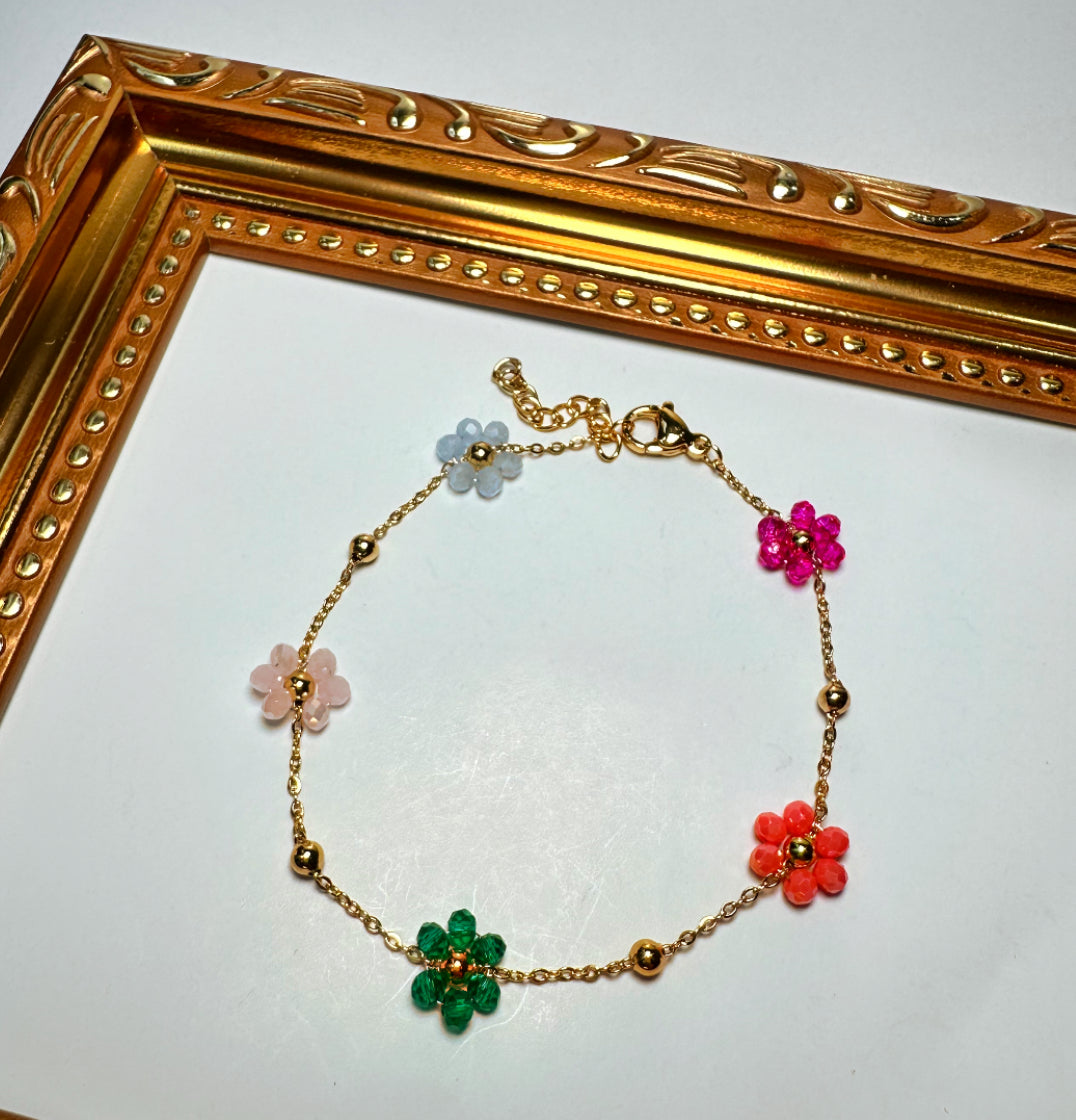 Pulsera flores