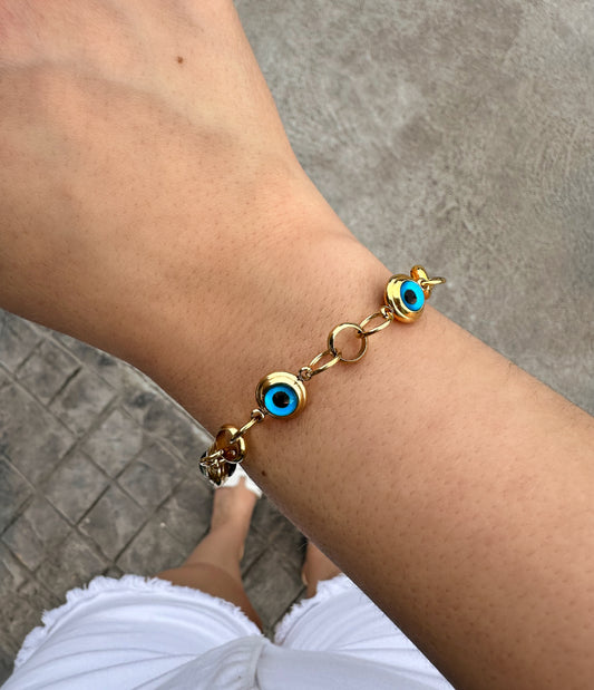 Pulsera ojos grandes