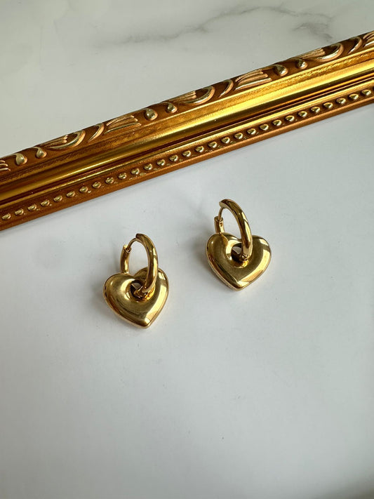 Aretes corazón